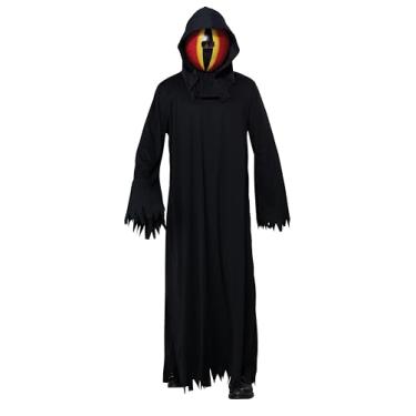 Imagem de California Costumes, Máscara e fantasia de olho turco vermelho, Preto, P-M