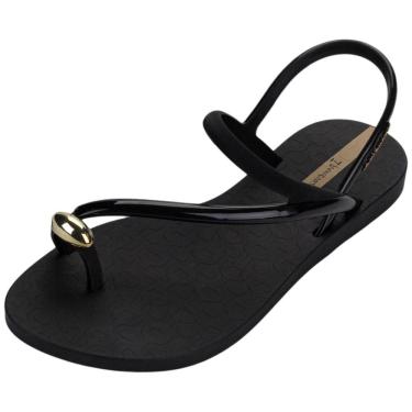 Imagem de Sandália Feminina Rasteira Pedraria Chic Glam Ring Ipanema