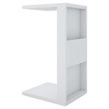 Imagem de Mesa De Apoio Para Notebook E Sofá Branco Book Líder Design