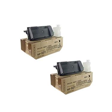 Imagem de Ricoh Cartucho de impressão 407823, pacote com 2 para MP 501, 601