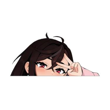 Imagem de Jiji Aira Ayase Okarun Momo Turbo Granny Anime Mangá Decalque Adesivos para Carros Laptop Skate Decoração de Parede Resistente a UV (Momo Ayase)