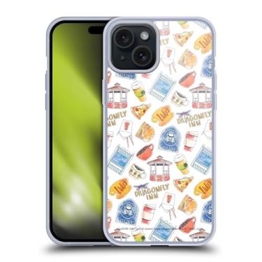 Imagem de Head Case Designs Capa de gel macia com gráficos Gilmore Girls Icons oficialmente licenciada compatível com Apple iPhone 15 Plus