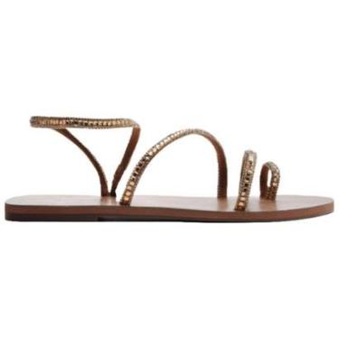 Imagem de SANDÁLIA ANACAPRI MULTITIRAS CRISTAIS BRONZE-Feminino