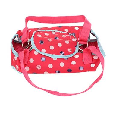 Imagem de Yctze Suporte para Arnês de Elevação para Cães – Arnês de Estilingue Respirável, Lavável e Portátil Com Tiras Lombares Duplas para Cães Pequenos (Rosa Vermelha)