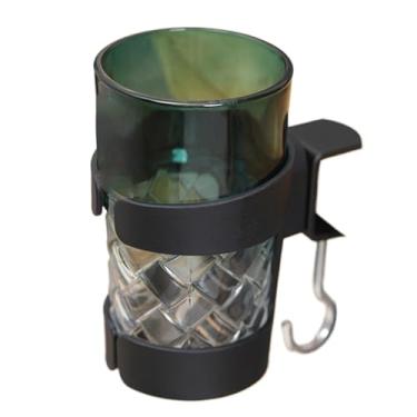 Imagem de Suporte de copo para mesa, suporte de copo com grampo - design de bandeja de garrafa, suporte para economia de espaço, para dormitório, barco, cadeira de rodas, carro, professor, cama, sala de aula