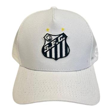 Imagem de Boné Trucker Linha Básica Modelo 2 Santos Unissex - Branco-Unissex