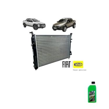 Imagem de Kit Radiador Palio 1.6/1.8 16V Fire + Aditivo Paraflu Verde Concentrado 1L