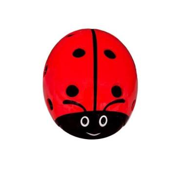 Imagem de Capacete Joaninha Baby Tamanho P (52-56cm) Inmold Infantil Vermelho - 