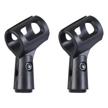 Imagem de Kit Com 02 Suportes Cachimbos Para Microfone Com e Sem Fio - Theodor