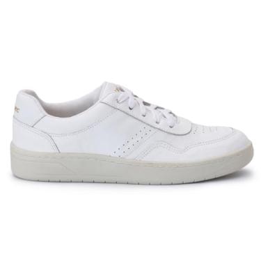 Imagem de Tenis Feminino Casual Cadarço Couro Legitimo Confortavel