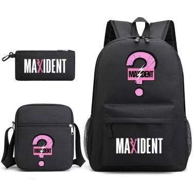 Imagem de Mochila escolar Maxidents Cartoon Kids 3 unidades/conjunto