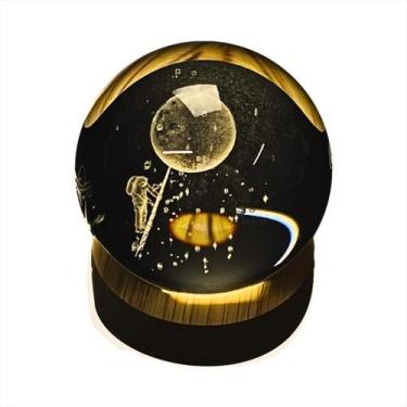 Imagem de Abajour Led Luminaria De Mesa Galaxy Lights Bola De Cristal - FWB