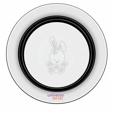 Imagem de Prato Infantil Tramontina Le Petit Inox Coelhinho 23 Cm Aço Inox