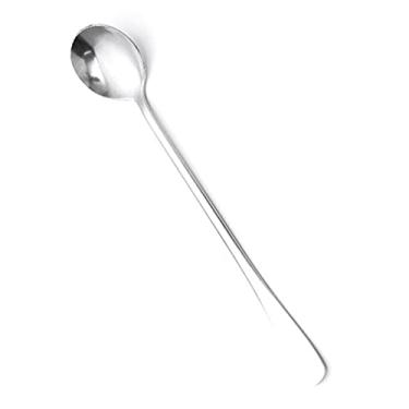 Imagem de KIMISS LONGO DO LONGO CONJUNTO DE 3 - Aço Inoxidável Elegante Colheres DE Agitação Multifuncional para café, chá e Sobremesas - Design Ergonômico, Fácil DE Limpar e Resistente à Ferrugem (Cabeça