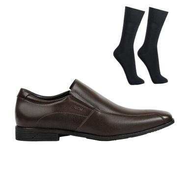 Imagem de Kit Sapato Ferracini London Masculino + Par de Meia