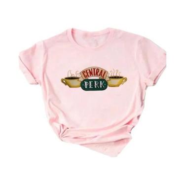 Imagem de Camiseta Feminina Central Perk Friends TV Show Tops Estilosos Para Caf