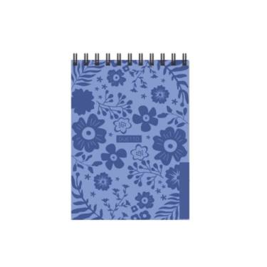 Imagem de Caderno Colegial Duetto Espiral Alto – Capa Dura 1 Matéria 80 Folhas Tamanho 18,3x24,9cm Canhoto e Destro (Azul)