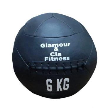 Imagem de Wall Ball 6 KG Exercício Funcional Funcional Medicine Ball - Glamour &