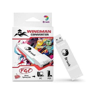 Imagem de Mcbazel Adaptador conversor Brook Wingman FGC, conversor de joystick Arcade construído para jogos de luta PS5