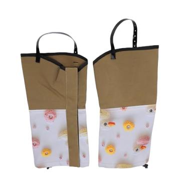 Imagem de Yunir Polainas de Perna, Polainas de Bota à Prova D'água de Tecido Oxford 300D, Protetores de Perna de Tira Antiderrapante de TPU Superior Leve e Ajustável (Estilo Jovem Patozinho)