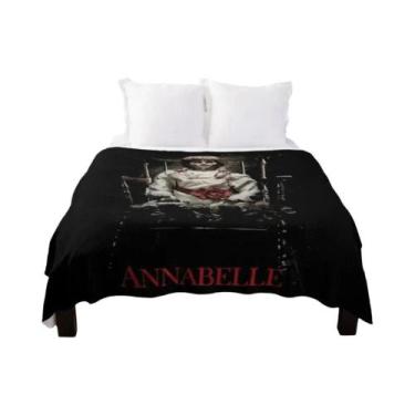 Imagem de Cobertor De Luxo Fluffy Designer Flannel Com Tema De Boneca Demônio An