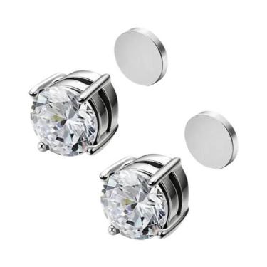 Imagem de Conjunto De Brincos Magnéticos Punk Masculinos, Brincos Falsos Em Form