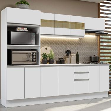 Imagem de Armário de Cozinha Completa 100% MDF 250cm Smart Madesa 01