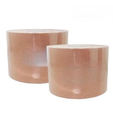 Imagem de Kit com 2 Fitas K Tape 5cm x 5m – Bandagem Elástica Adesiva para Fisioterapia, Alívio de Dor, Recuperação de Lesões e Atletas (Kit 2 cor aleatorias)