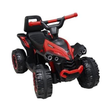 Imagem de Quadriciclo Elétrico Infantil 6v Com Luz Led, Sons, Bluetooth, Usb, Pedal, Ré e Suporta Até 30kg