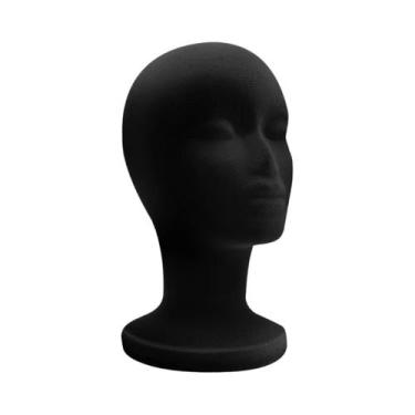 Imagem de Suporte De Exibição De Cabeça De Manequim Feminina Sem Rosto Em Isopor