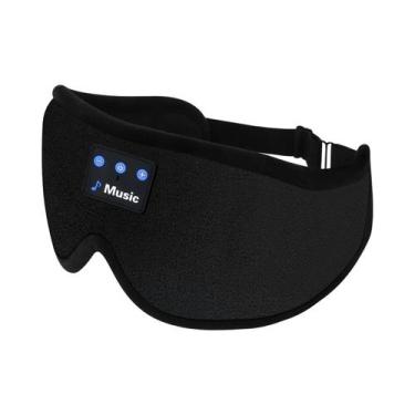 Imagem de Máscara De Dormir Sem Fio 3D Bluetooth Com Fones De Ouvido, Confortáve
