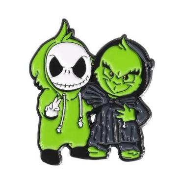 Imagem de Broche De Esmalte De Filme De Terror De Halloween: Máscara Emocionante