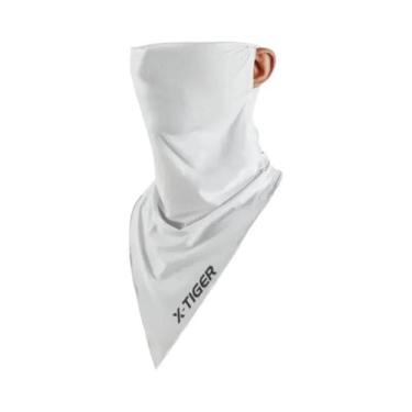 Imagem de Máscara Facial De Ciclismo Em Tecido Gelado Com Proteção Solar De Verã