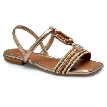 Imagem de Sandália Rasteira Mississipi Feminina Tiras Trançadas MF302-Feminino