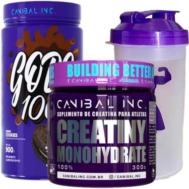 Imagem de Kit Gods Whey 900g + Creatina Monohidrata 300g Sabor Cookies-Unissex