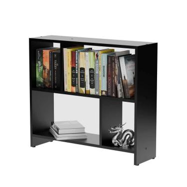 Imagem de Estante Para Livro Armário Multiuso Organizador Livros Livreiro Preto