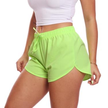 Imagem de Shortinho Tactel Feminino Moda Praia Piscina Verão Adulto-Feminino