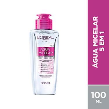 Imagem de Água Micelar Solução de Limpeza 5 em 1 L'Oréal Paris - 100ml-Feminino