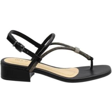 Imagem de Sandália Salto Baixo Ramarim Napa Bless Plus Feminina-Feminino