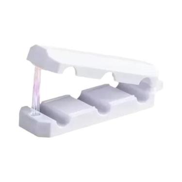 Imagem de Clipes Magnéticos Ajustáveis Para Cabos (2 Peças) - Organizador De Fio