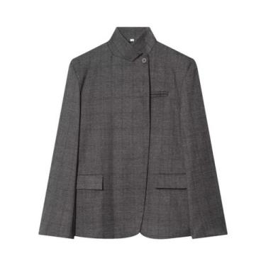 Imagem de Blazer Feminino Casual Com Lapela, Conjunto De Calça E Jaqueta De Mang