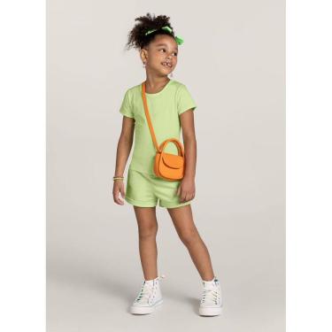 Imagem de Shorts Básico Infantil Menina de Moletinho Brandili