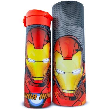 Imagem de Garrafa Térmica Homem De Ferro Inox 500ml Oficial Marvel-Unissex