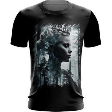 Imagem de Camiseta Dryfit Pesca Rainha da Floresta Nórdica 6, Baby Look XG