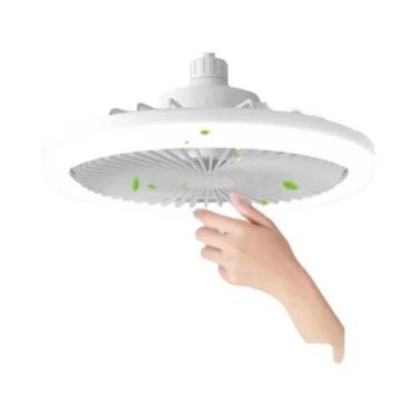 Imagem de Ventilador De Teto LED Inteligente Com Controle Remoto, Lâmpada E27, L