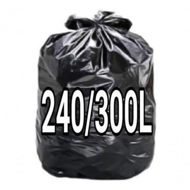 Imagem de Saco para Lixo Sacos de Lixo 240 300 Litros Super Reforçado Parede Dupla Preto Higipack