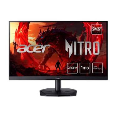 Imagem de Monitor Gamer Acer Nitro 24,5" Full HD LED VA 280hz 1ms KG251Q Z1BIIP 