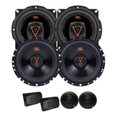 Imagem de Kit 2 Vias 6  JBL 62VMS80 160W + Par Alto Falantes 5  Triaxiais JBL 5T