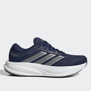 Imagem de Tênis Adidas Response 2 Masculino, Marinho, Prata, 42