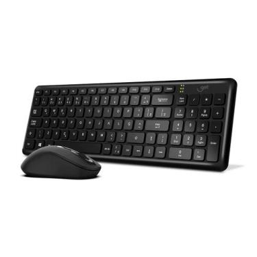 Imagem de Kit Teclado e Mouse Sem Fio USB Get Compact 2